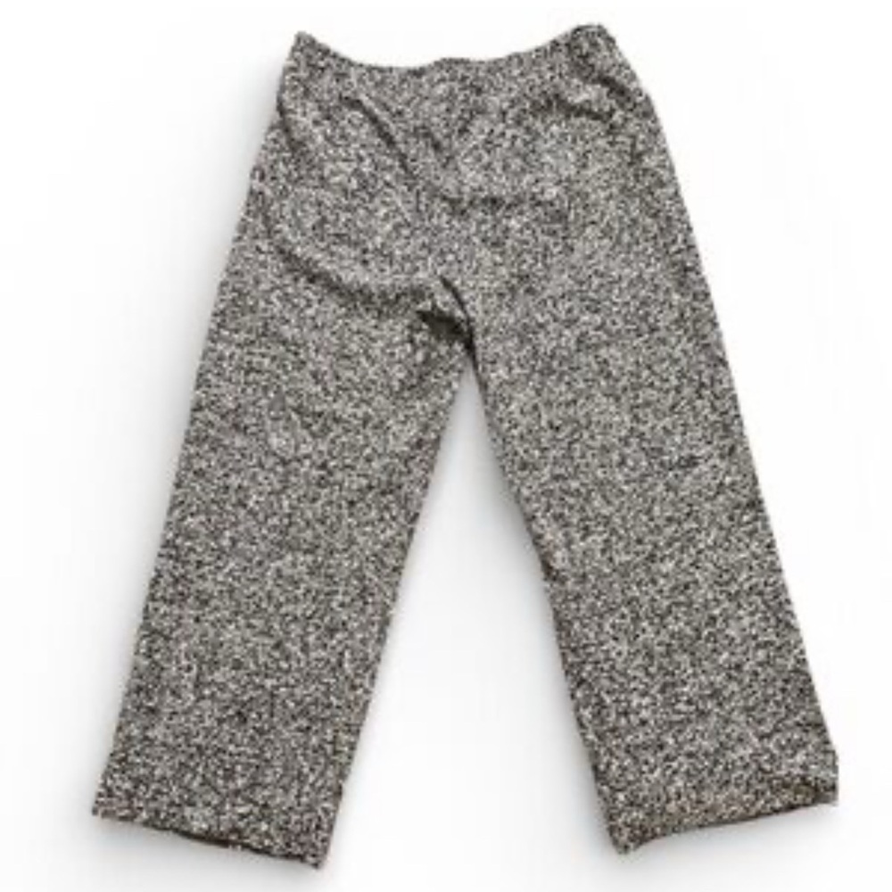 Black and White Knit Pants